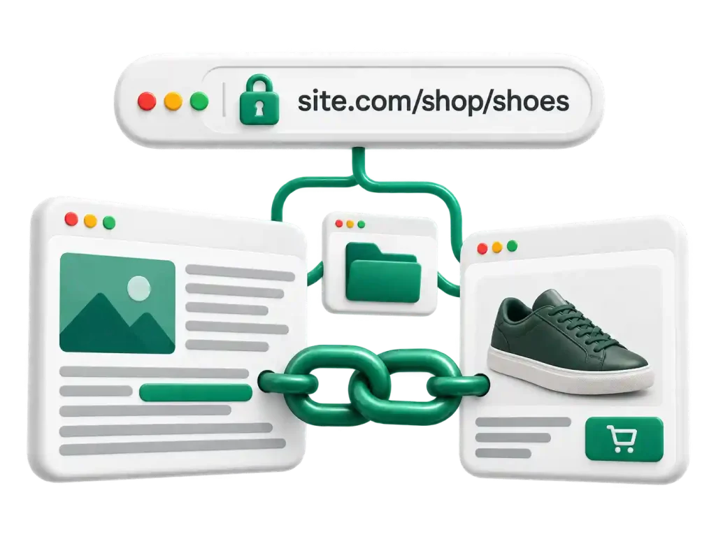 تاثیر ساختار URL و لینک دهی داخلی بر روی سئو معماری